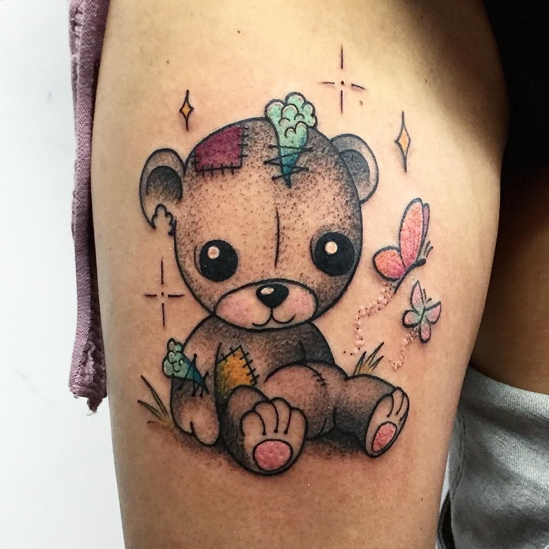 Bilderesultat For Stuffed Animal Tattoo Tattoos Bear Tattoos intended for sizing 1080 X 1080