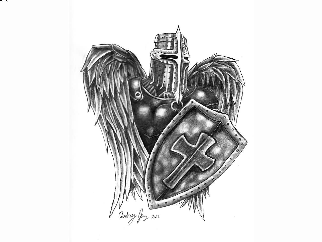 Bildergebnis Fr Shoulder Armour Tattoo Check It Out Angel in proportions 1280 X 960