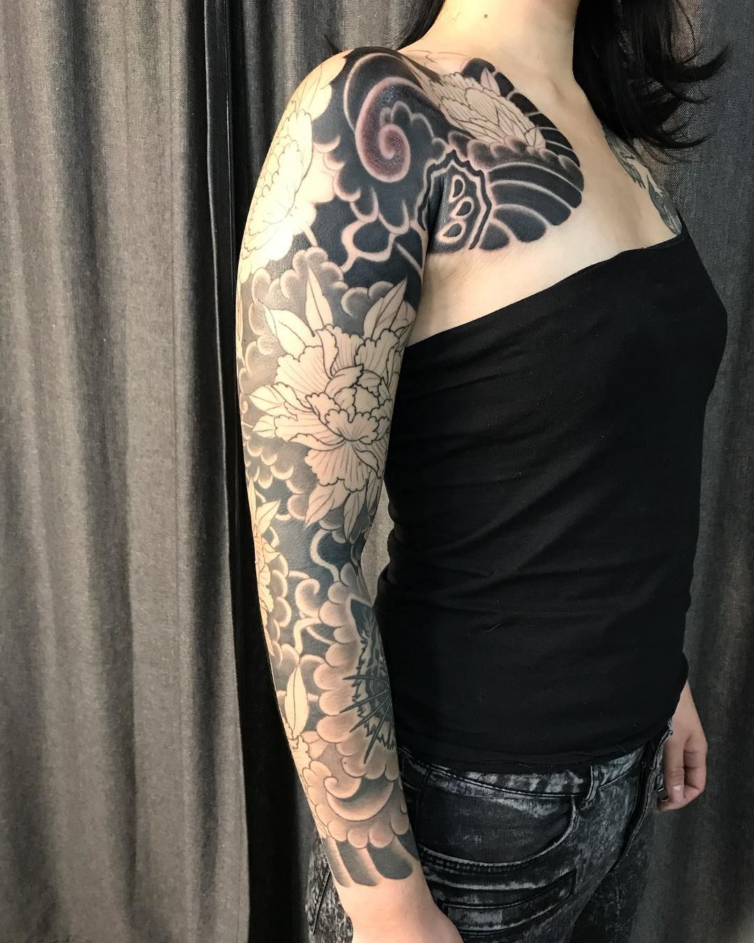 Bottom Healed Chestshoulder Freshly Tattooed Almost Done The for proportions 1080 X 1350