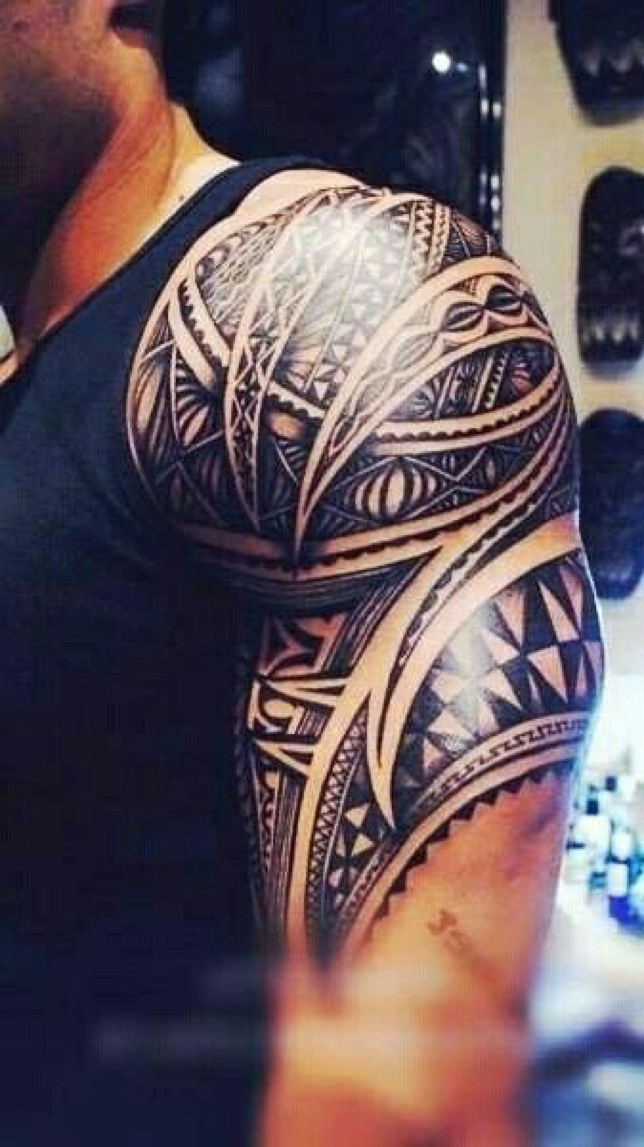 Brilliant Simple Shoulder Tattoo Tribal Tattoos For Men On Shoulder with regard to sizing 1270 X 2261