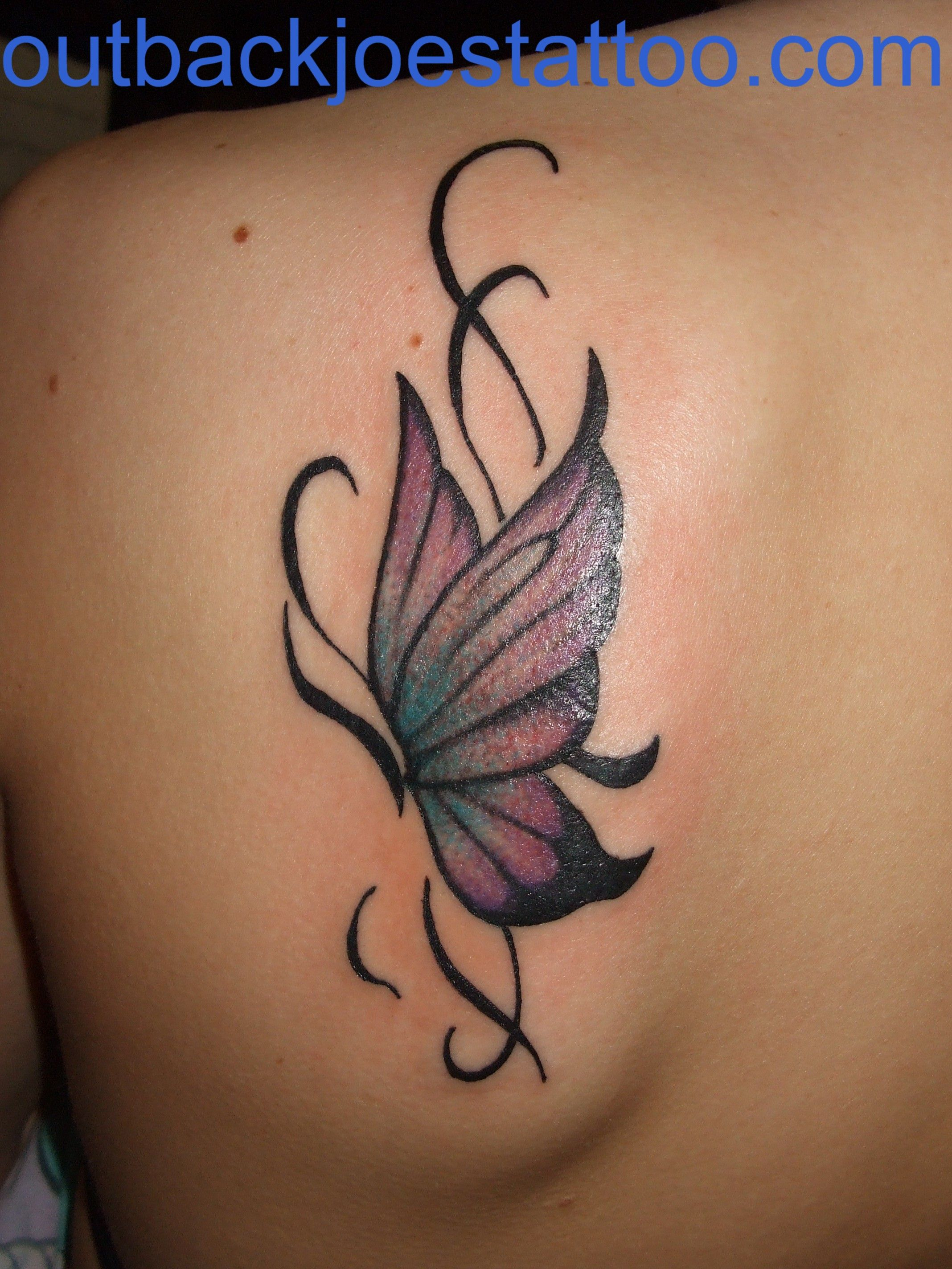 Butterflies Tattoos On Shoulder Tribal Butterfly Tattoo On Shoulder regarding dimensions 2136 X 2848