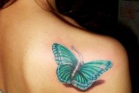 Butterfly Shoulder Tattoo Tattoo Ideas 3d Butterfly Tattoo within sizing 768 X 1024