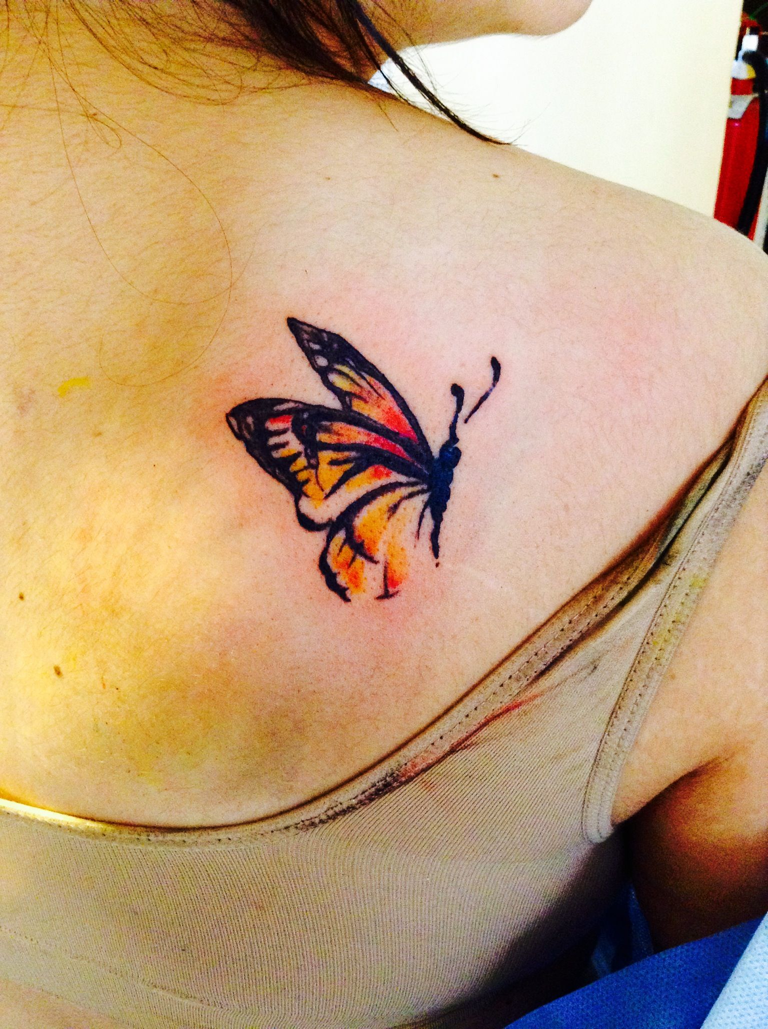 Butterfly Watercolor Like Tattoo Just Not These Colors Things in measurements 1535 X 2056