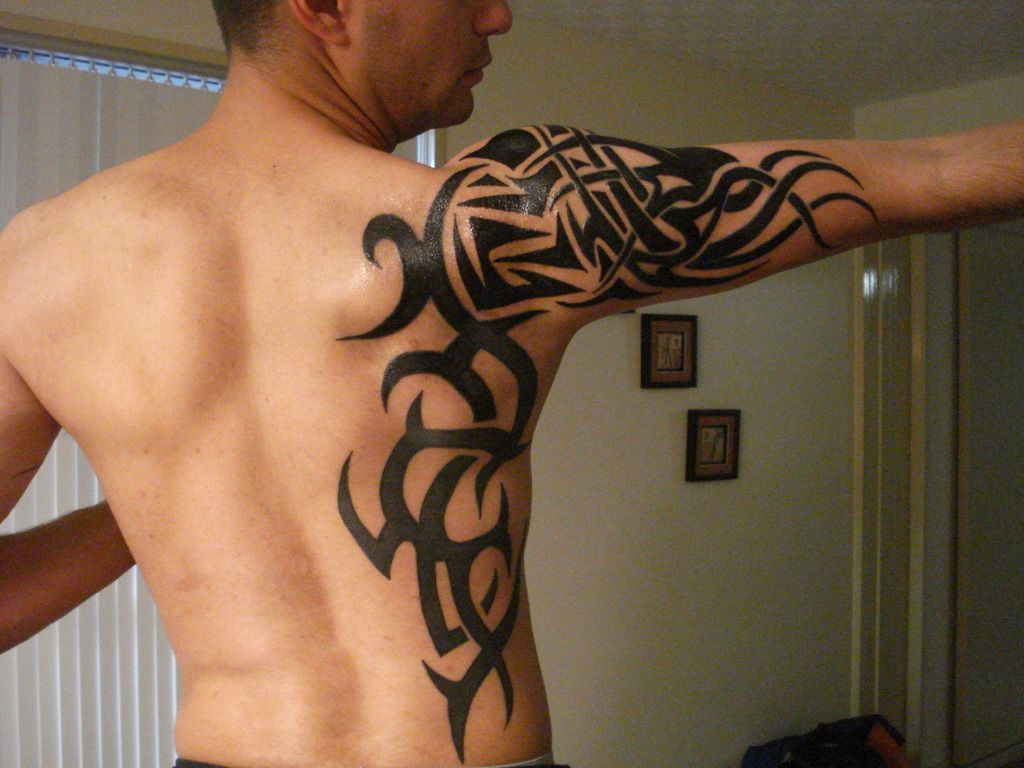 Categories Of Tattoos Book Trailer The Black Tattoo Tribal Back pertaining to measurements 1024 X 768