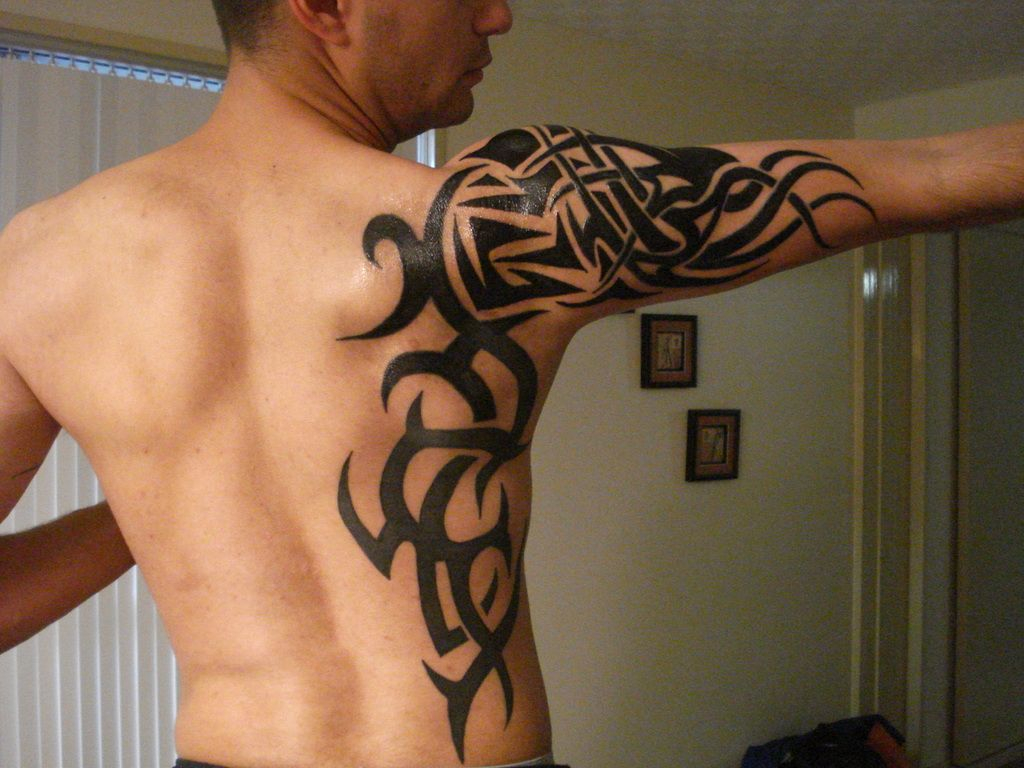 Categories Of Tattoos Book Trailer The Black Tattoo Tribal Back throughout measurements 1024 X 768