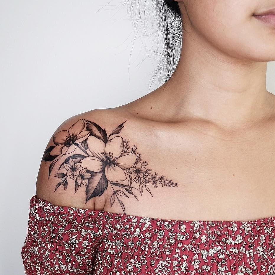 Caticorn Tattoos Ideas Tattoos Bone Tattoos Beautiful Flower for dimensions 931 X 931