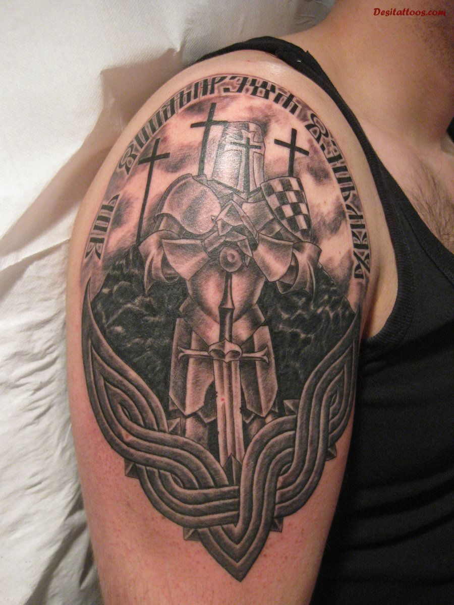 Christian Warrior Symbols Warrior Tattoos Sleeve Warrior Tattoos throughout proportions 900 X 1200