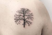 Circular Tree Tattoo On The Right Shoulder Blade Tattoos regarding dimensions 966 X 1000
