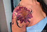 Colorful Rose Shoulder Tattoos Tattoos That Would Be Awesome To with dimensions 1600 X 1200