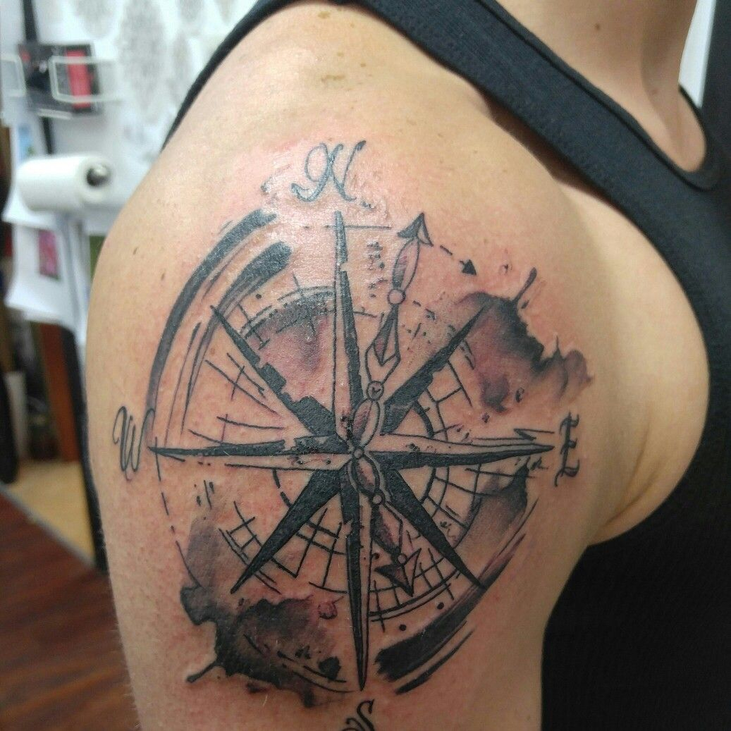 Compass Rose Tattoo Tattoo Ideas Tattoos For Daughters with dimensions 1037 X 1037