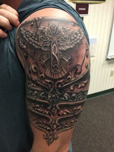 Cover Up Tattoo Bosch Tattoos Armour Tattoo Shoulder Armor Tattoo regarding measurements 852 X 1136