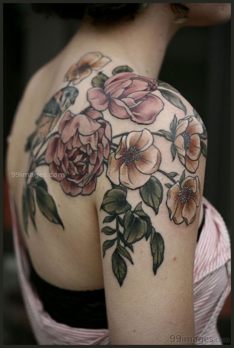 Creative Flower Tattoos Hd Photos Flower Tattoos Latest intended for dimensions 756 X 1124