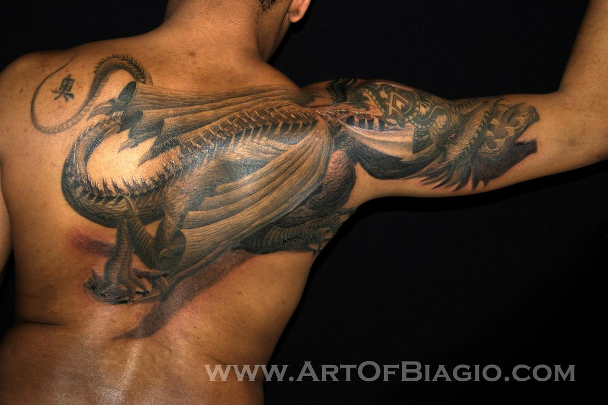 Creeping Dragon Biagio Tattoos pertaining to sizing 1200 X 800