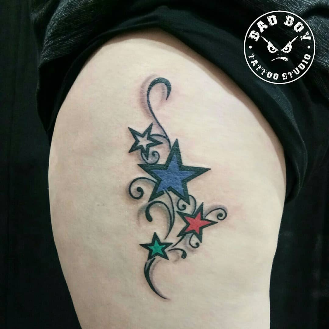 Cute Star Tattoo Designs Guys On Shoulder The Ask Idea within size 1080 X 1080