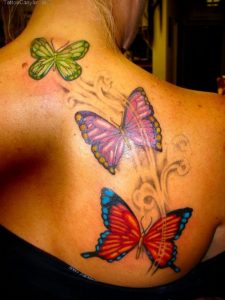 Designs Butterfly Tattoo For Women On Upper Back Picture 11919 with measurements 800 X 1067