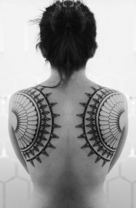 Double Shoulder Blade Tattoos Tattoos Ideas pertaining to proportions 3739 X 5700