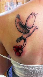 Dove With Boxing Gloves 16shokushu Sick A Tatts Dove throughout measurements 665 X 1200