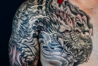 Dragon 12 Sleeve And Chest Piece Tattoos Dragon Tattoos For regarding proportions 1080 X 1080