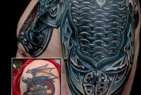 Dragon Armor Cover Up Tattoo Ben Lucas At Eye Of Jade Tattoo in proportions 1600 X 2000