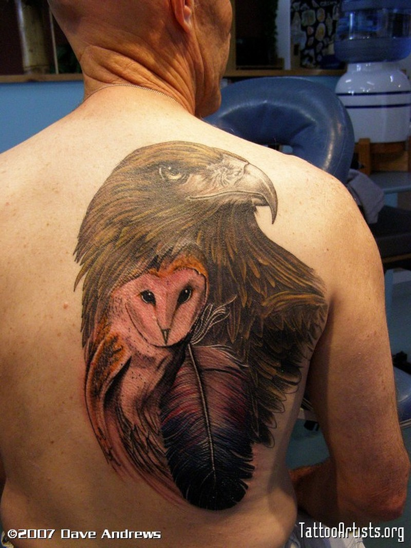 Eagle Bird Tattoo On Right Back Shoulder Tattoos Book 65000 regarding measurements 800 X 1067