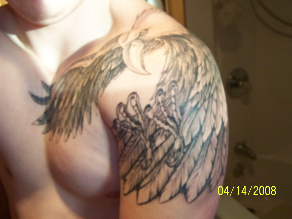 Eagle Tattoo Shoulder Chest Chris Flickr in measurements 1024 X 768