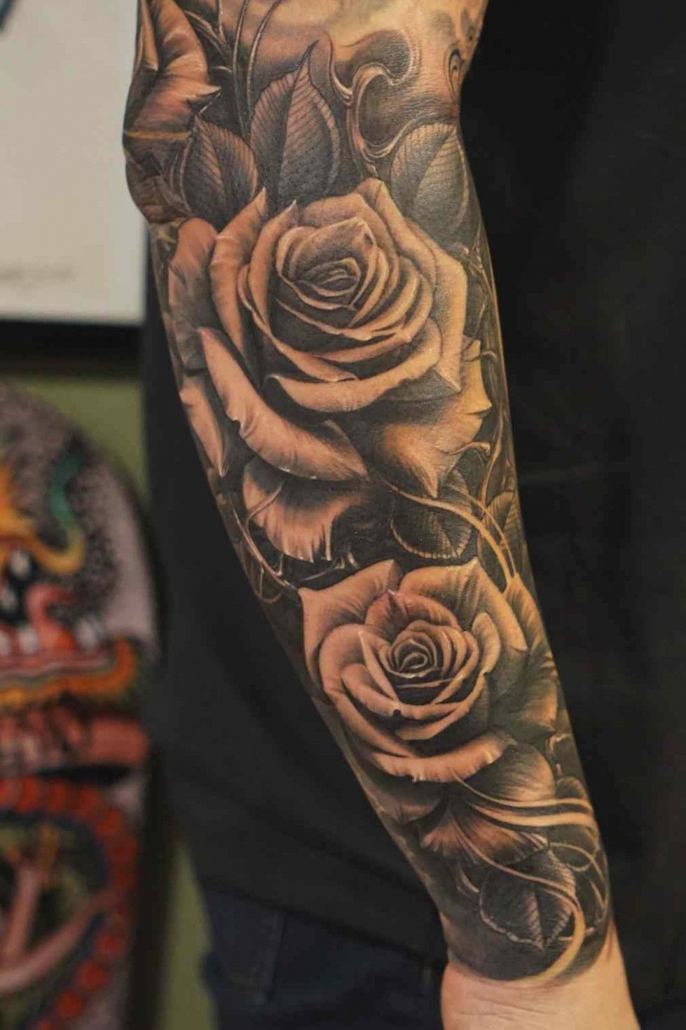 Emejing Mens Half Sleeve Tattoos Images Tattoos Rose Tattoos regarding sizing 979 X 1471