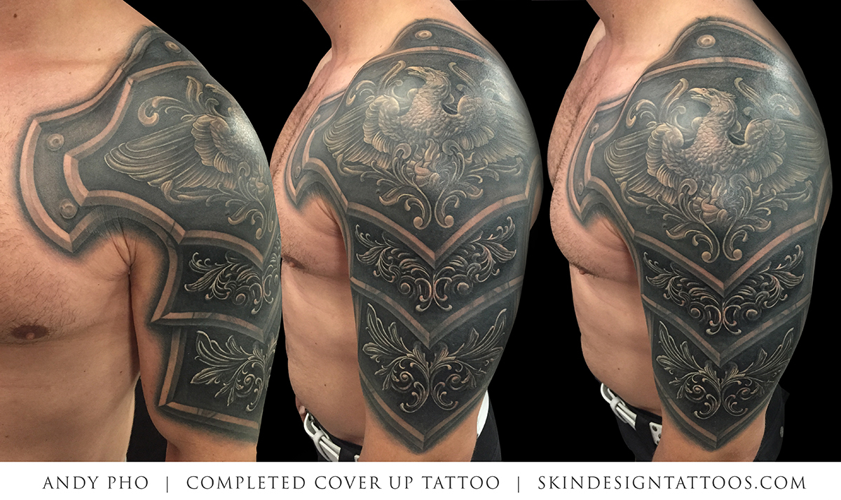 Enticing Shoulder Tattoos Cover Ups Shoulder Cover Up Tattoos For Men for proportions 1200 X 713