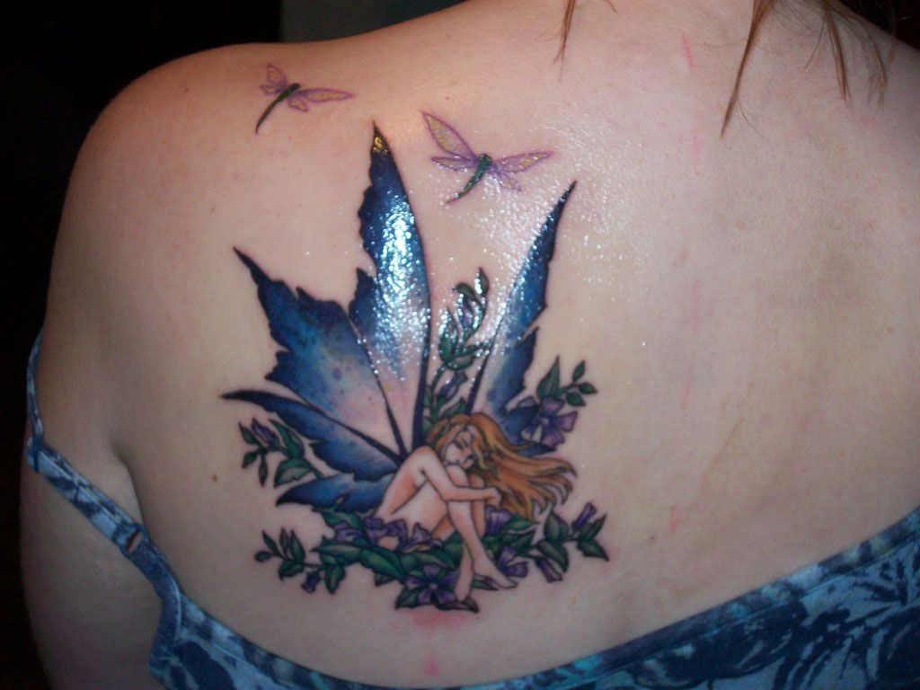 Fairy Tattoos Symbolize Luck Desire Destiny Art Tattoos Fairy throughout si...