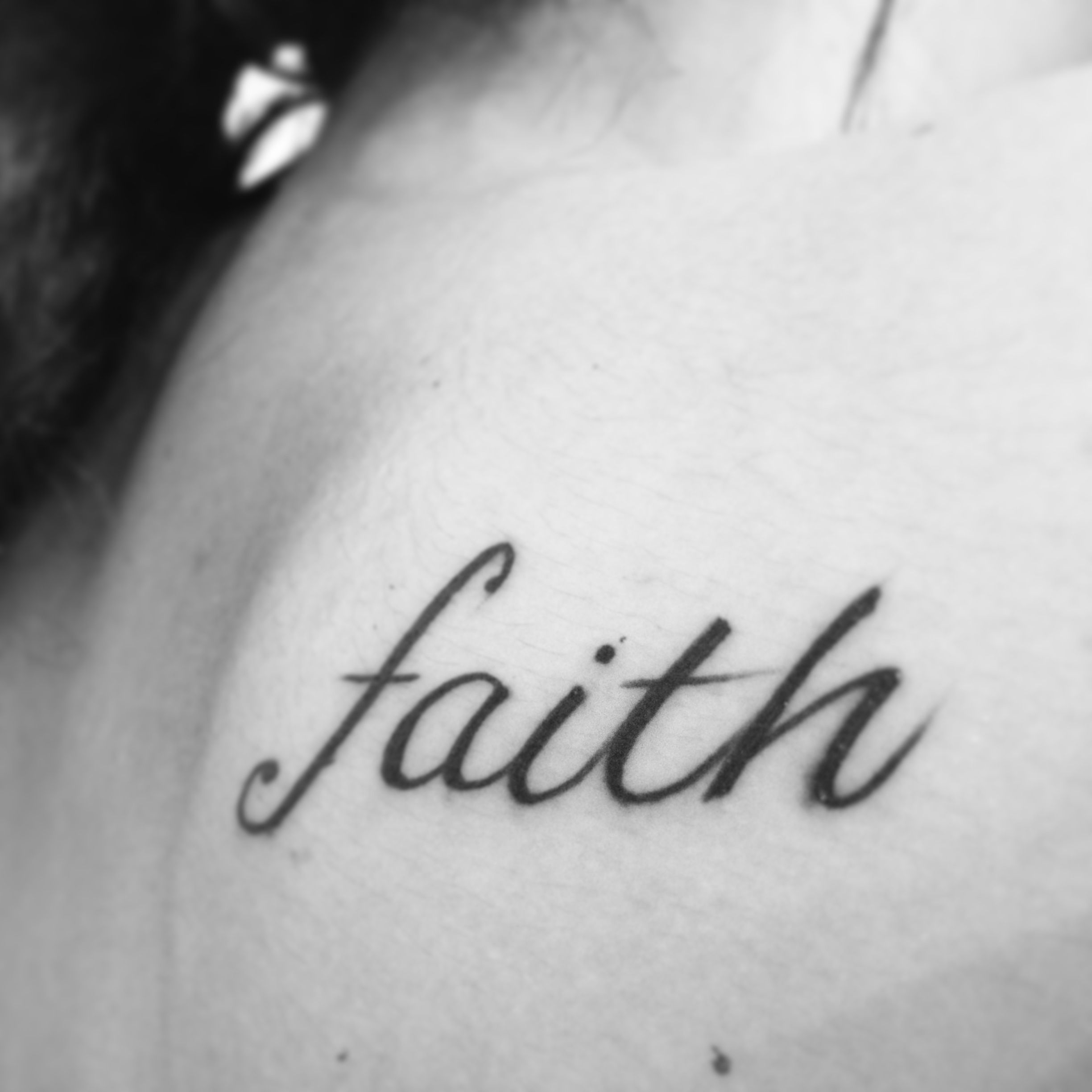Faith Tattoo On Shoulder Blade Have Faith In Life That Things Will with regard to measurements 2448 X 2448