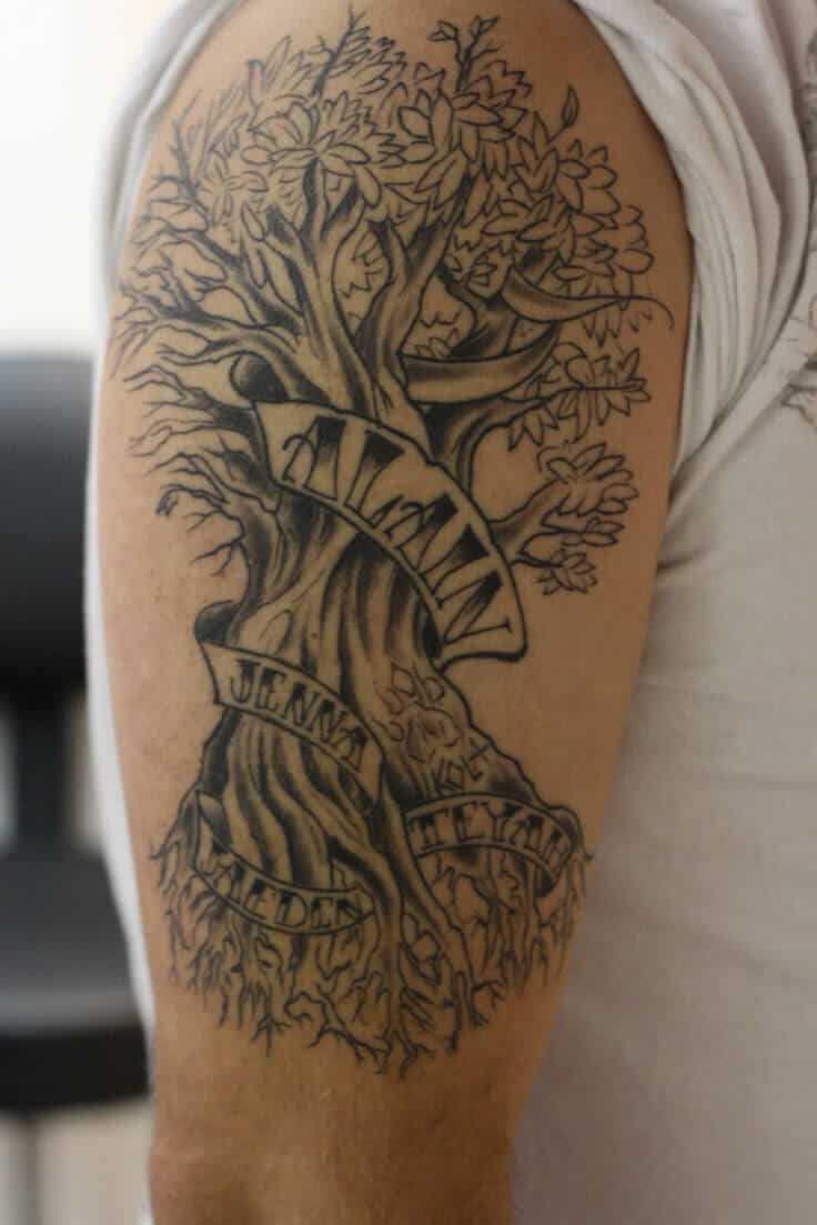Family Tree Tattoos For Men Ideas And Inspiration For Guys within measurements 736 X 1103