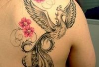 Feminine Phoenix Tattoo On Back Shoulder Tattoos Book 65000 within size 800 X 1064