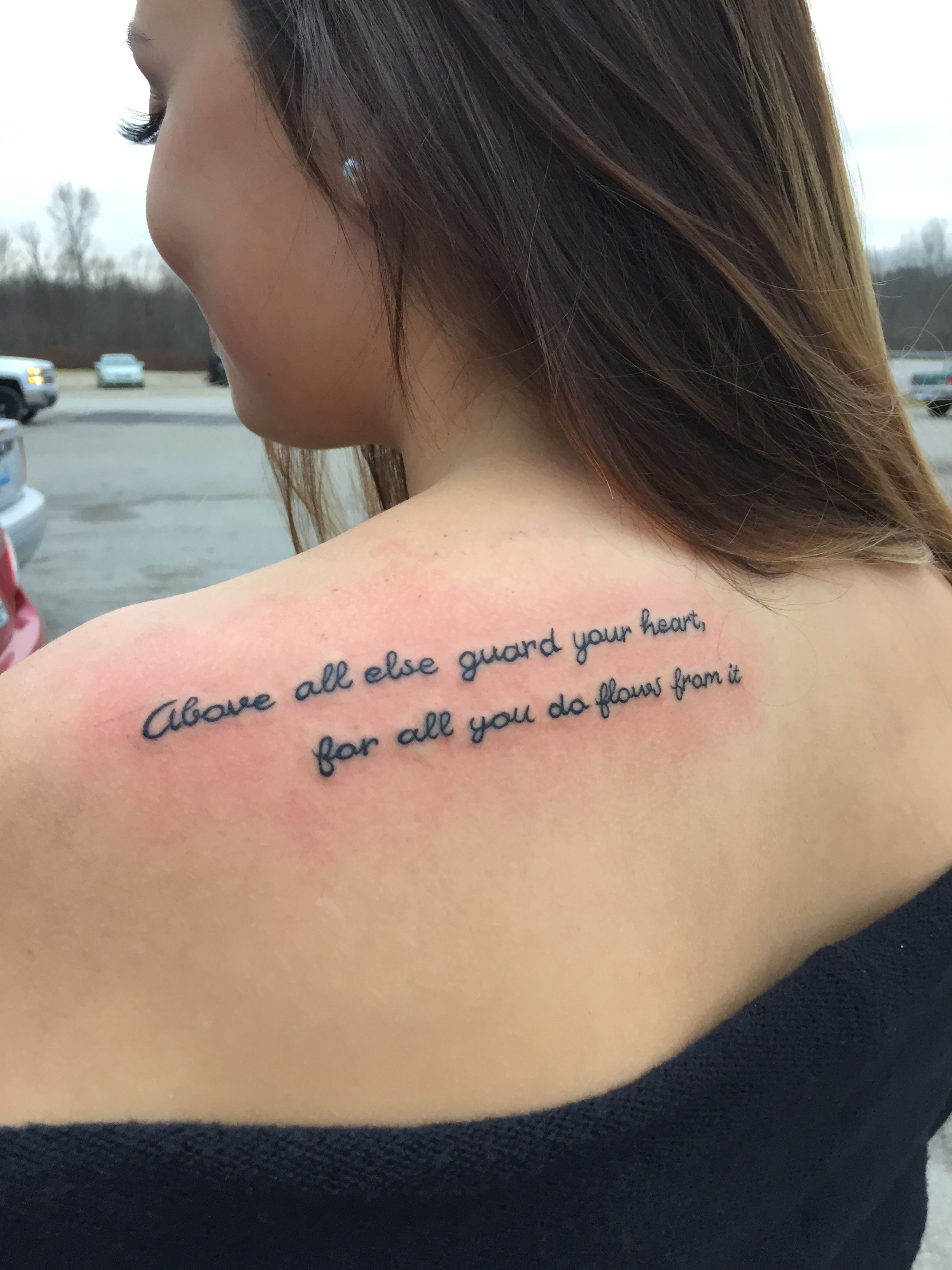 First Tat Tattoo Shoulder Proverbs423 Tat Tattoo Quotes in measurements 2448 X 3264