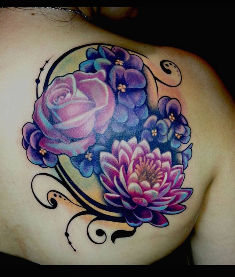 Flower Coverup Theartofrain Flower Tattoos Cover Tattoo throughout size 824 X 970