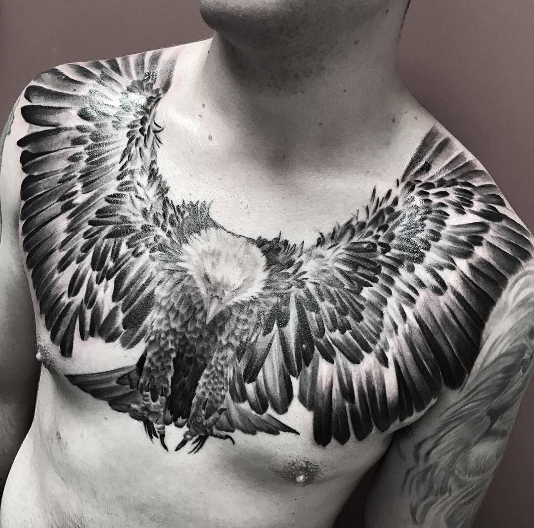 Flying Eagle Chest Tattoo Birds Tattoos Eagle Tattoos Eagle with regard to measurements 1080 X 1068
