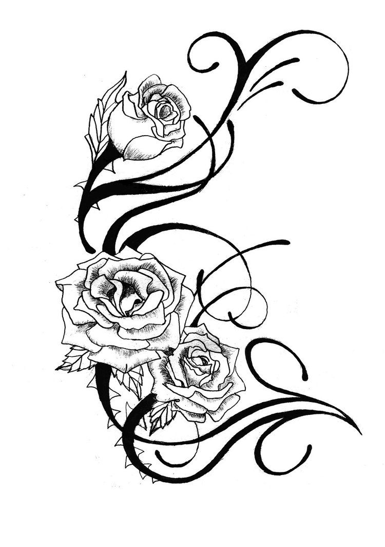 Free Rose Tattoo Designs Clipart Best Tattoos That I Love in proportions 750 X 1064