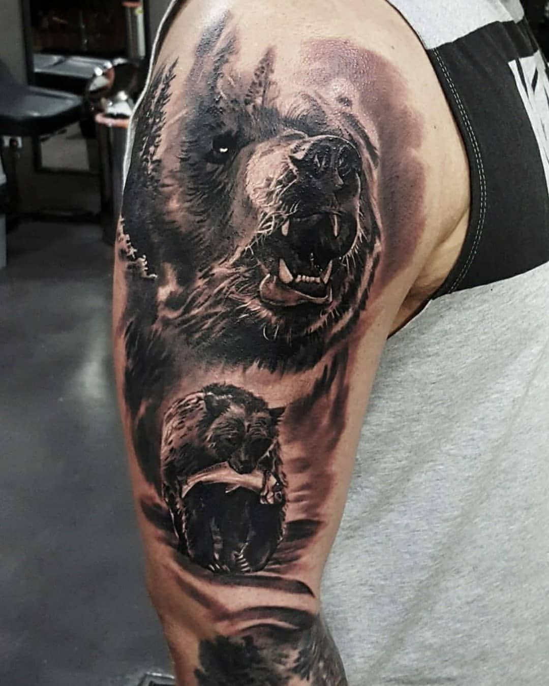 From Last Weekbearstattoo Bears Animalstattoo Tattoos inside proportions 1080 X 1350