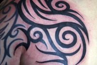 Front Shoulder Tribal Tattoo For Men intended for dimensions 2592 X 3192