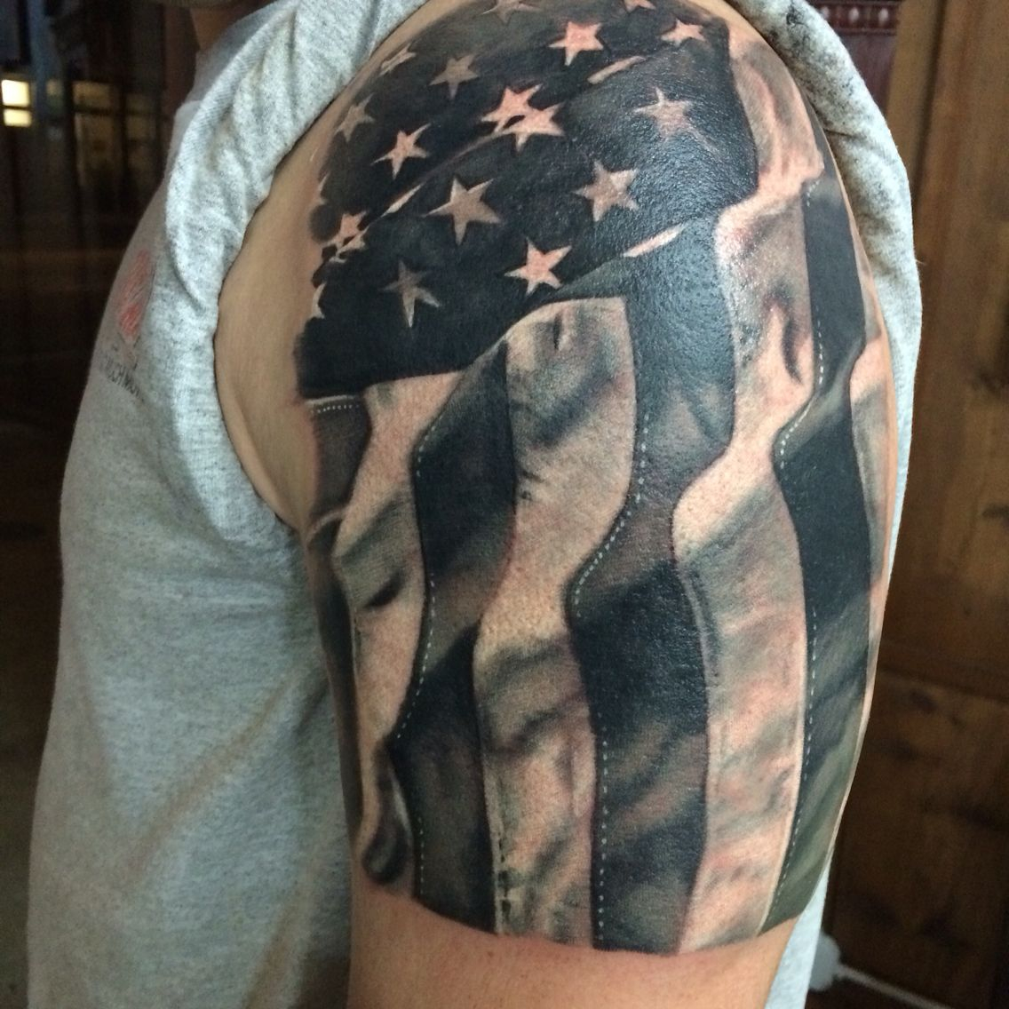 Fun American Flag Tattoo Meaningful Tattoo Tattoos Military with proportions 1136 X 1136