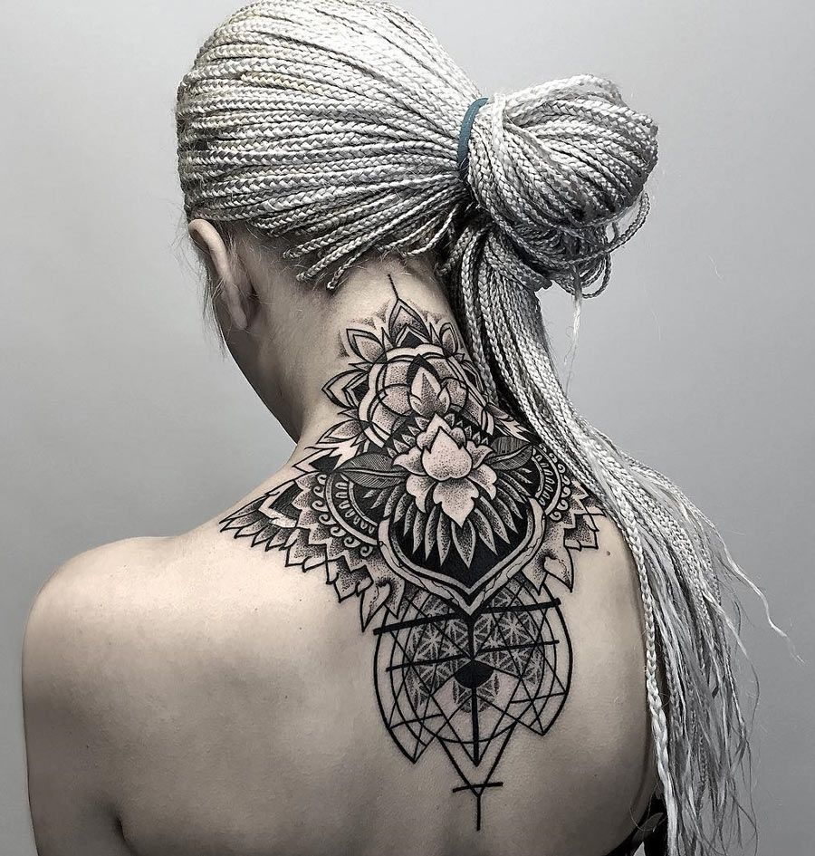 Geometric Floral Neck Tattoos Mandala Tattoo Design Mandala with proportions 900 X 945