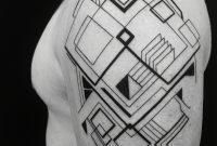 Geometric Linework Shoulder Tattoo Design Tattoo Geometric throughout proportions 1656 X 2208