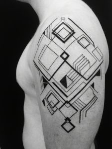 Geometric Linework Shoulder Tattoo Design Tattoo Geometric throughout proportions 1656 X 2208