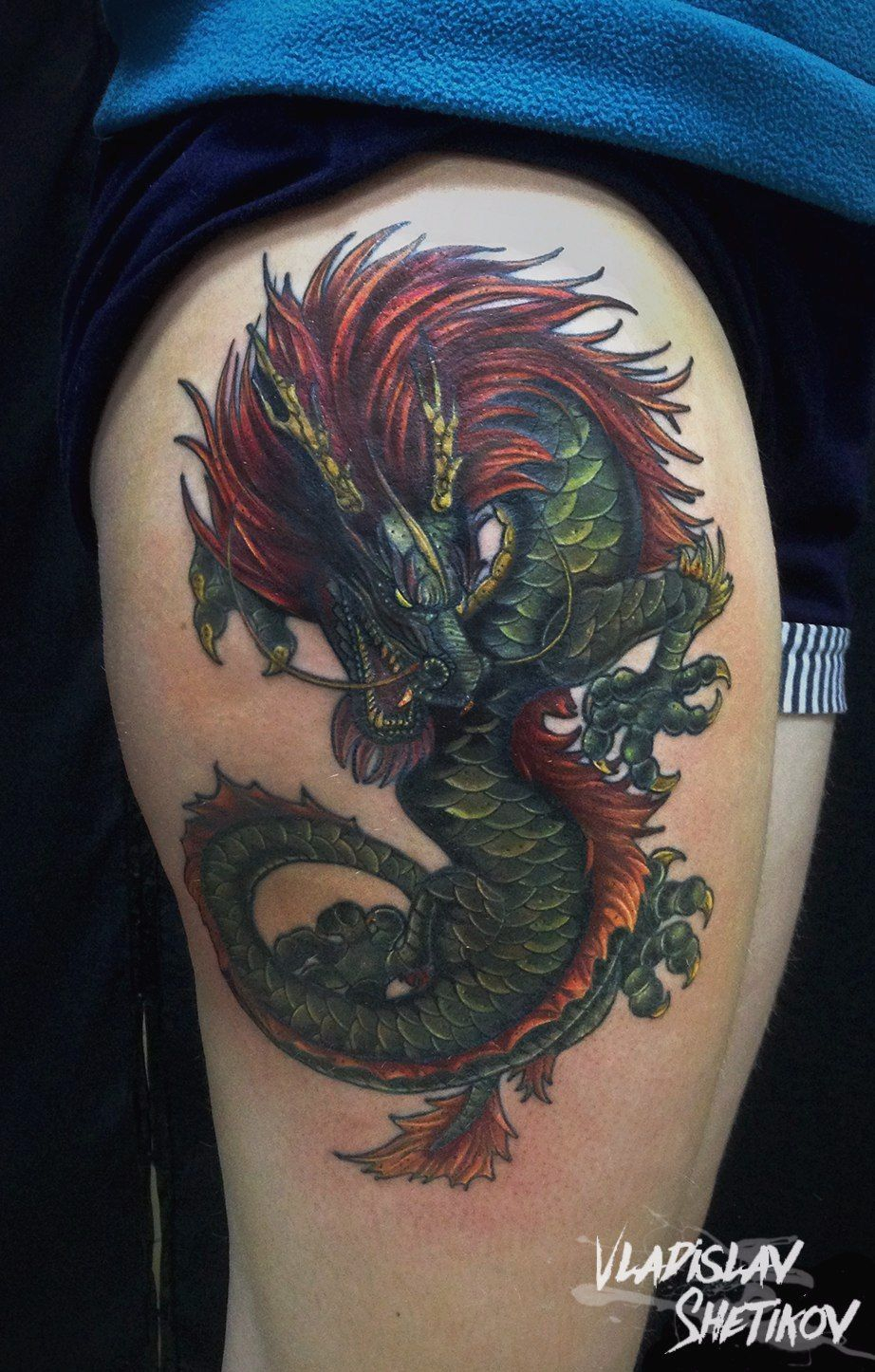 Great Chinese Dragon Tattoo On Shoulder Chinese Symbol Tattoos regarding proportions 922 X 1446
