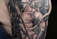 Greek Warrior God Sleeve Tattoo Tony Davis Soular Tattoo intended for dimensions 1117 X 1396