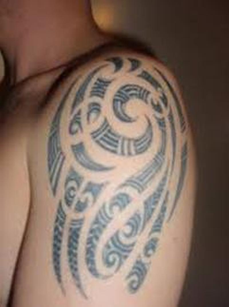 Hawaiian Tribal Tattoo On Shoulder Tattoos Book 65000 Tattoos within sizing 800 X 1072
