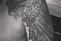 Hawk On Shoulder Tattoo with regard to proportions 1242 X 2208