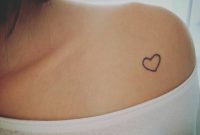 Heart Tattoo On The Shoulder pertaining to dimensions 1000 X 1000