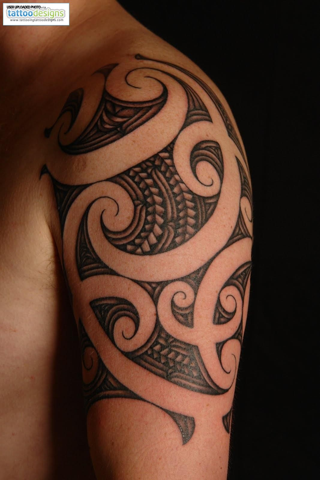 Higher Resolution Koru Tattoo Maori Shoulder Tattoo Henna with proportions 1067 X 1600