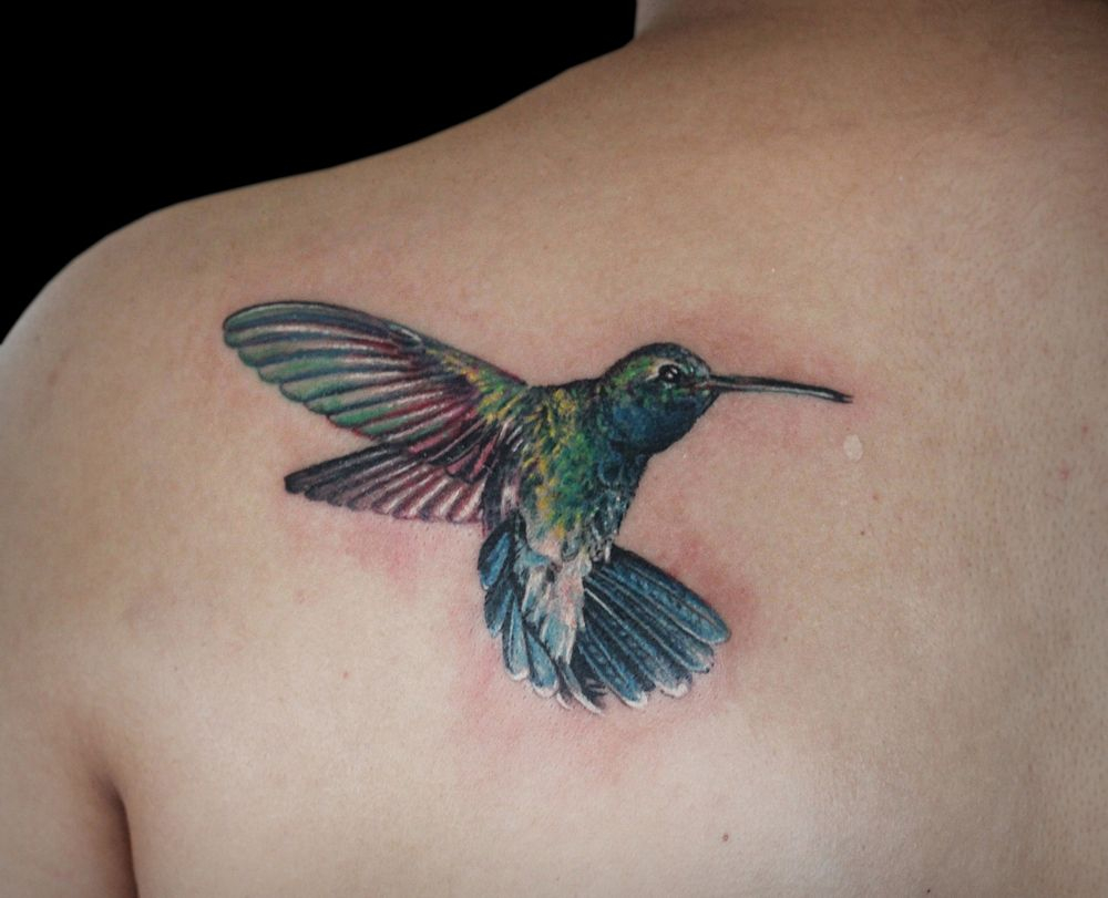 Hummingbird Tattoos For Men Animal Tattoos For Men Hummingbird pertaining to proportions 1000 X 811