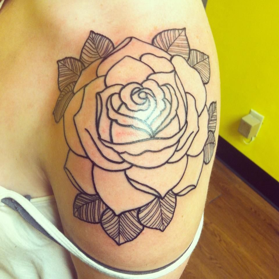Image Black Rose Tattoo On Shoulder Blacktattoo Flower with dimensions 960 X 960