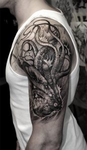 Image Result For Kraken And Ship Tattoo Body Art Kraken Tattoo intended for measurements 736 X 1268